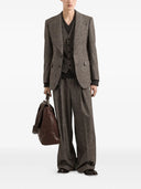 Pantaloni a quadri a gamba larga Dolce & Gabbana