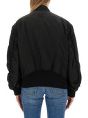 Off White Nylon Bomber Jacket