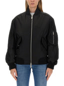 Off White Nylon Bomber Jacket