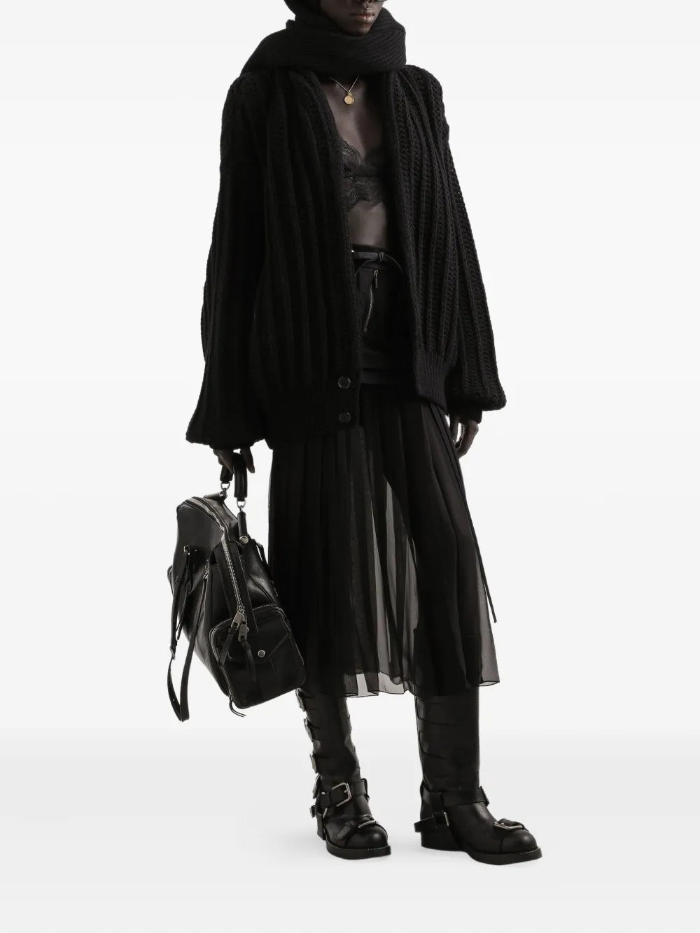 Dolce & Gabbana Pleated Skirt With Zip