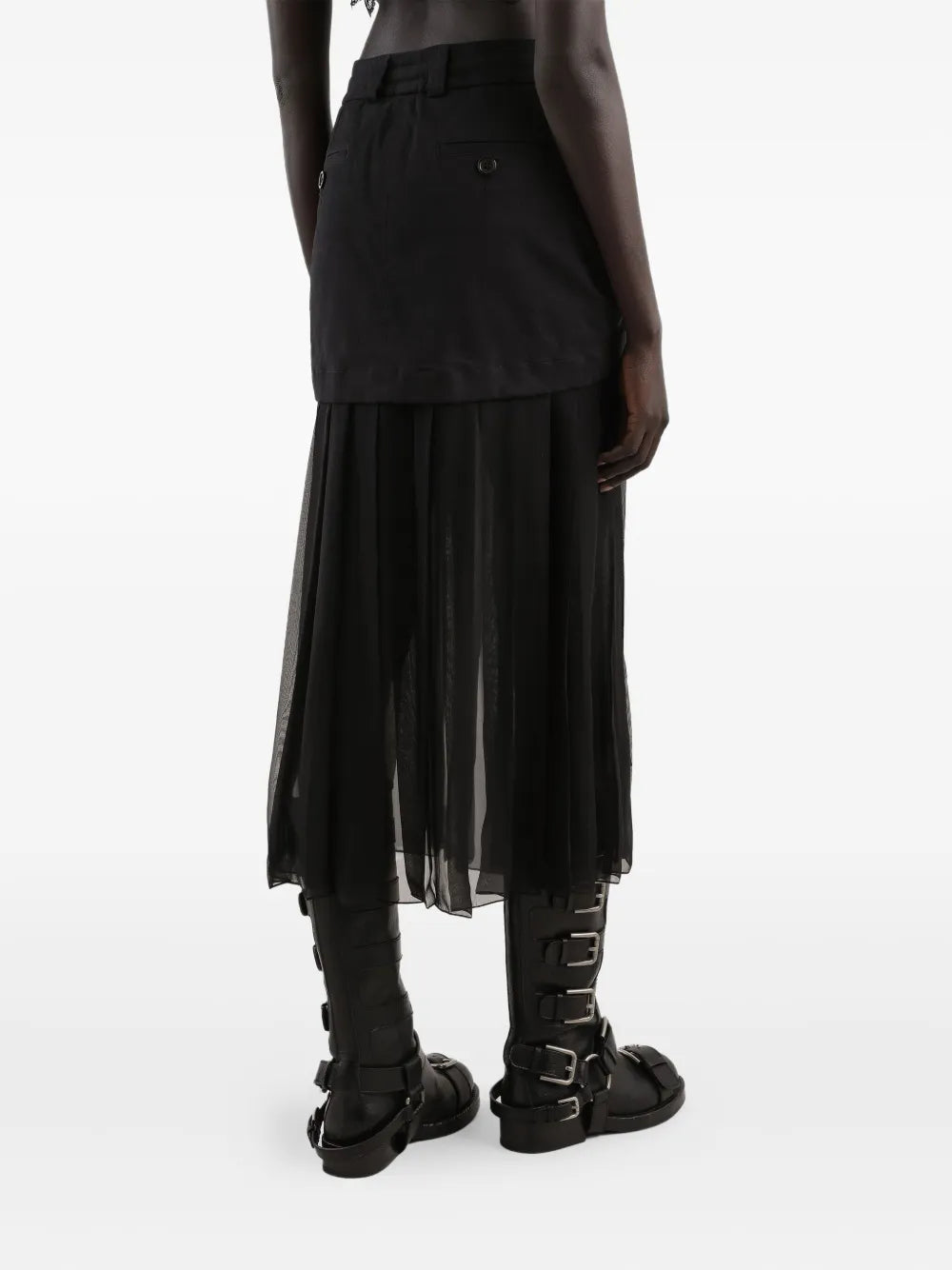Dolce & Gabbana Pleated Skirt With Zip