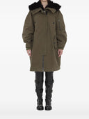 Dolce & Gabbana Padded Coat With Faux Fur Trim
