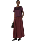 Max Mara Weekend Zona Burgunderbluse