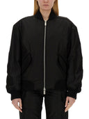 Off White Nylon Bomber Jacket