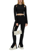 Off Blanc Tops avec logo