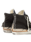 Maison Margiela High Top Sneakers With A Distressed Effect
