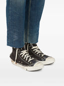 Maison Margiela High Top Sneakers With A Distressed Effect