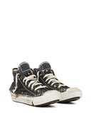 Maison Margiela High Top Sneakers With A Worn Look Finish