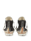 Maison Margiela High Top Sneakers With A Worn Look Finish