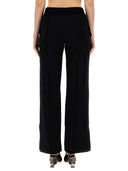 Pantalon à jambes larges blanches