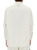 Off blanc 90 's Chemise de veste