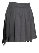 Thom Browne Thigh Length Dropped Back Pleated Skirt In Super 120’s Twill
