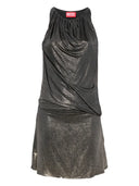 Diesel Short Dress With Metallic Effect