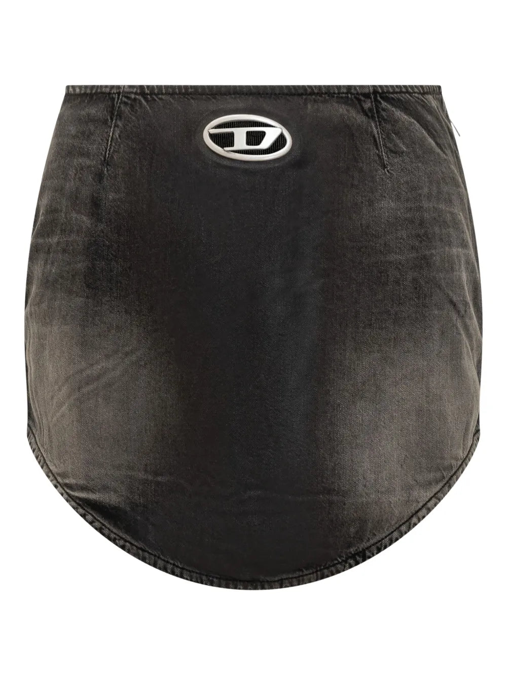 Diesel Zip Up Denim Skirt