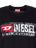 T-shirt de cou d'équipage diesel avec imprimé