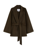 Max Mara Camel Coat con cintura