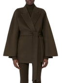 Max Mara Camel Coat con cintura