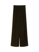 Pantaloni di velluto a gamba larga massima