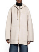 Max Mara Double Layer Pure Cashmere Sweatshirt Coat