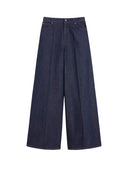 Jeans di denim a gamba larga Max Mara