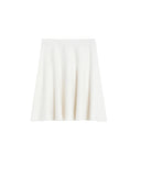Max Mara Cotton og Viscose Crepe Miniskirt
