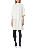 Max Mara Cotton og Viscose Crepe Miniskirt