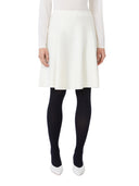 Max Mara Cotton og Viscose Crepe Miniskirt