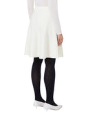 Max Mara Cotton og Viscose Crepe Miniskirt