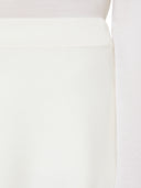 Max Mara Cotton og Viscose Crepe Miniskirt