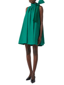 Max Mara Short, Sleeveless, Flared Dress With A Pleated Design That Creates Volume.