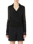 Max Mara Jersey og Tule Blouse