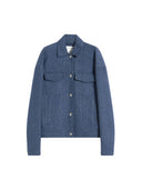 Sportmax Wool Jacket Runway Blue