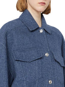 Sportmax Wool Jacket Runway Blue