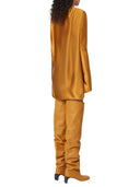 Sportmax Asymmetrical Panel Dress Runway Ochre