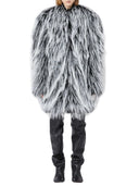 Sportmax Two Tone Oversized Jacket Runway Black