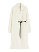 Sportmax Double Faced Wool Wrap Coat Latte