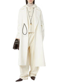 Sportmax Double Faced Wool Wrap Coat Latte