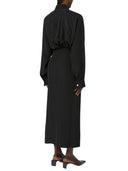 Sportmax Asymmetrical Shirtdress Black