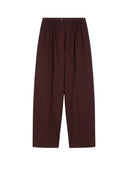 Sportmax Wide Leg Stretch Wool Trousers Black