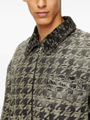 Diesel Houndstooth Denim Jacket