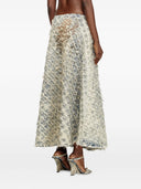 Diesel Houndstooth Denim Skirt