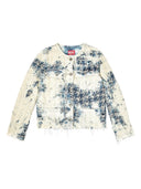 Diesel Houndstooth Denim Jacket