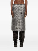Diesel Houndstooth Midi Skirt