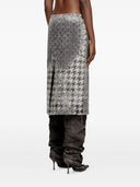 Diesel Houndstooth Midi Skirt