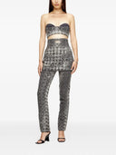 Diesel Denim Jacquard Corset Top