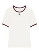 Taglie di cotone Courreges con finiture contrastanti