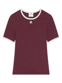 Taglie di cotone Courreges con finiture contrastanti