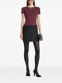 Taglie di cotone Courreges con finiture contrastanti
