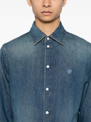 Versace Polo Shirt con logo ricamato