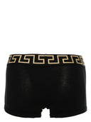 Versace Set Di 2 Boxer Con Bordo Greca